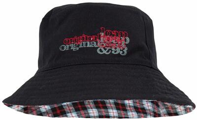 Ikarius Kinderhoed Kinder-Sonnenhut – 100% Baumwolle, UV-Schutz, Schwarz