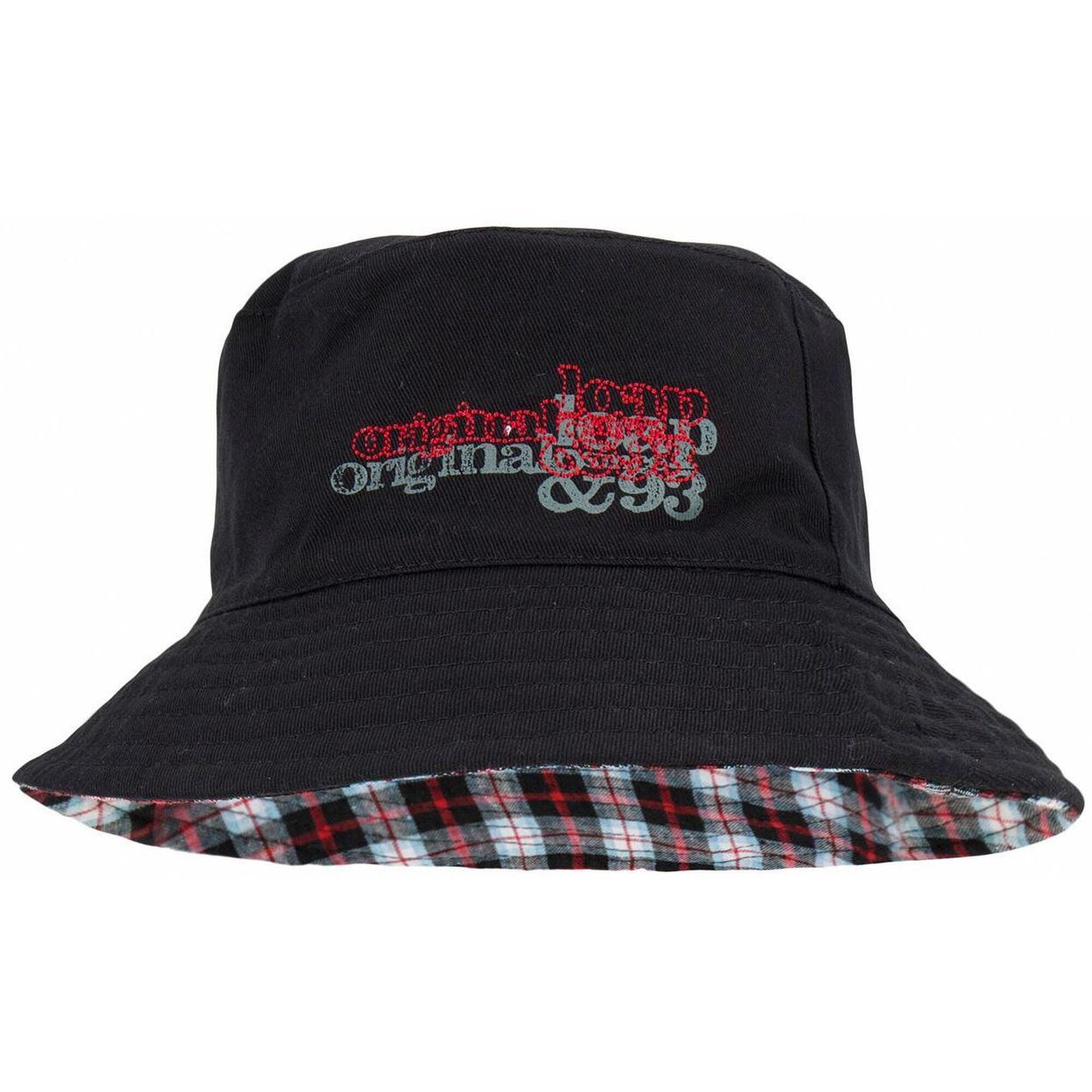 Champion Hats - Ikarius Kinderhoed – Chapeau En Coton 100% Pour Enfants, Anti-uv - Bob - Noir|rouge - 560 Mm - Decathlon