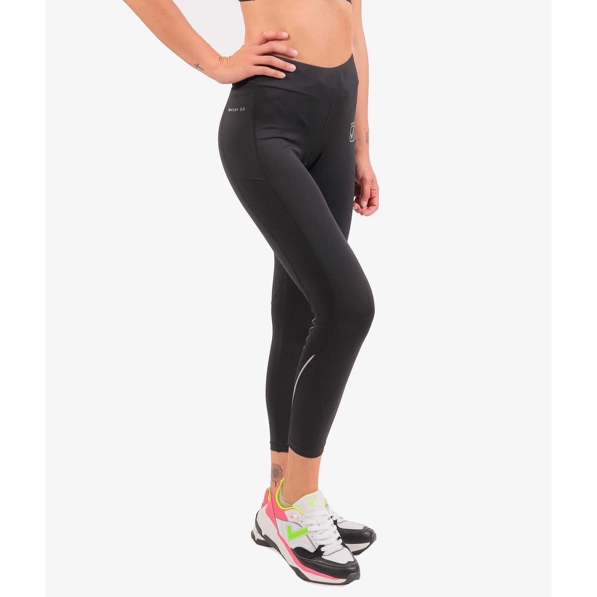 Givova Leggins Style Donna – Długie legginsy damskie z wysokim stanem L