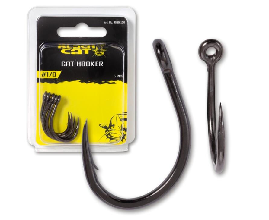 Black Cat Hooker DG Coating 5pcs 1/2