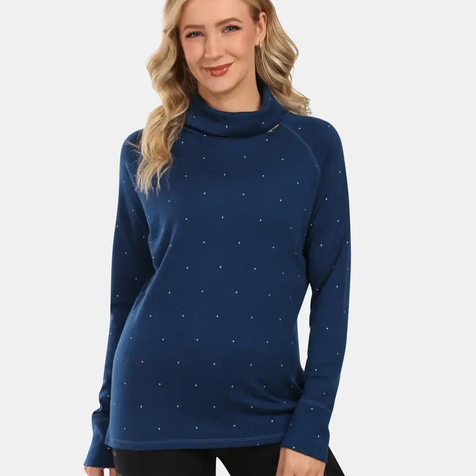 Women's merino wool base layer turtleneck Kilpi JANNU-W