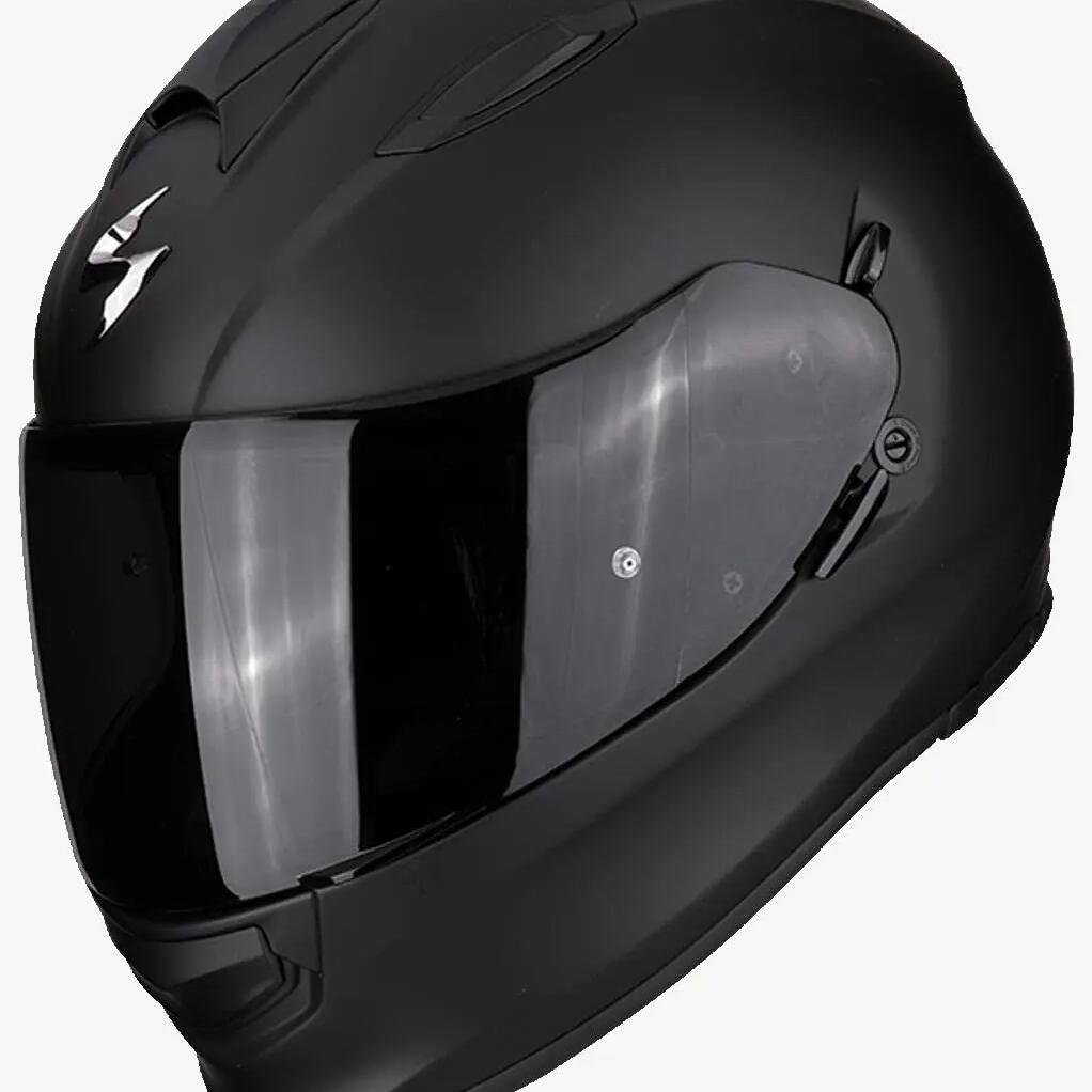 Scorpion EXO-491 Solid Matte Black ECE R22.06 Full-Face Helmet - XS.