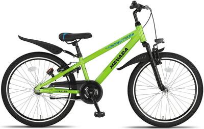 Altec nevada 24 inch juniorfiets v-brakes neon groen.