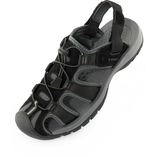 Loap Orland Sandały męskie Czarny-Szary 41