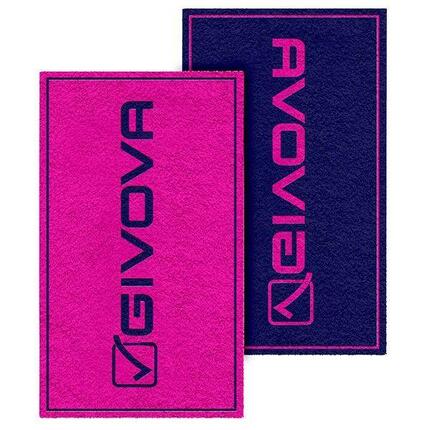 Asciugamani da palestra & piscina givova fuxia/blu