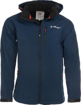 Spitsbergen heren softshell jas 3-laags navy m