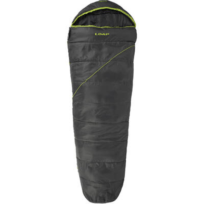 Śpiwór mumia Loap Andang L, lewy zamek, czarno-zielony