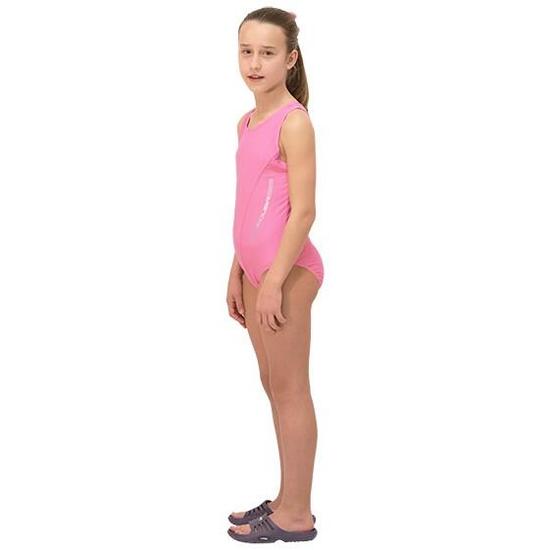 Maillot enfant Squba rose résistant au chlore séchage rapide
