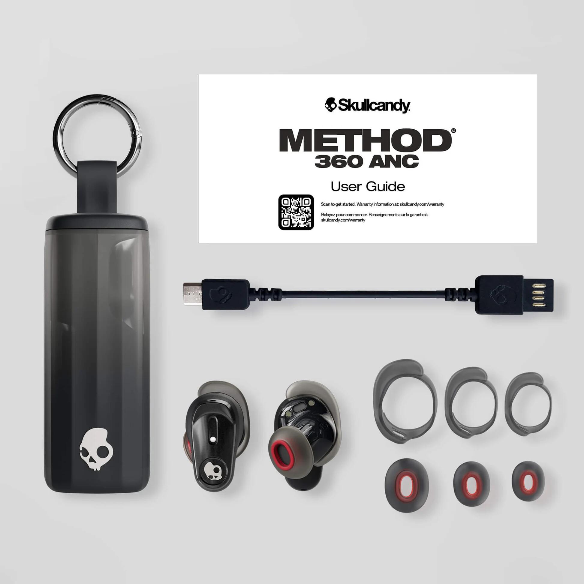 Skullcandy Method 360 Active Noise Canceling Earbuds with Sound by