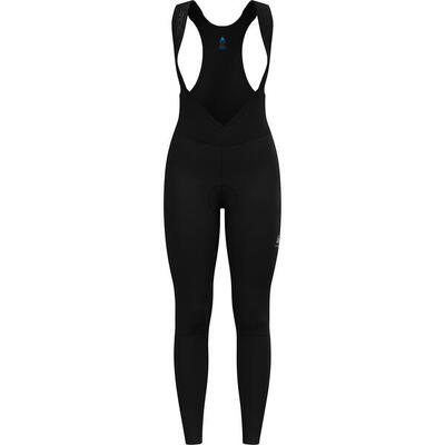 Damen Radhose Odlo Zeroweight Warm Schwarz