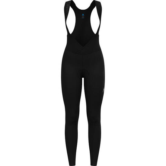 Damen Radhose Odlo Zeroweight Warm Schwarz