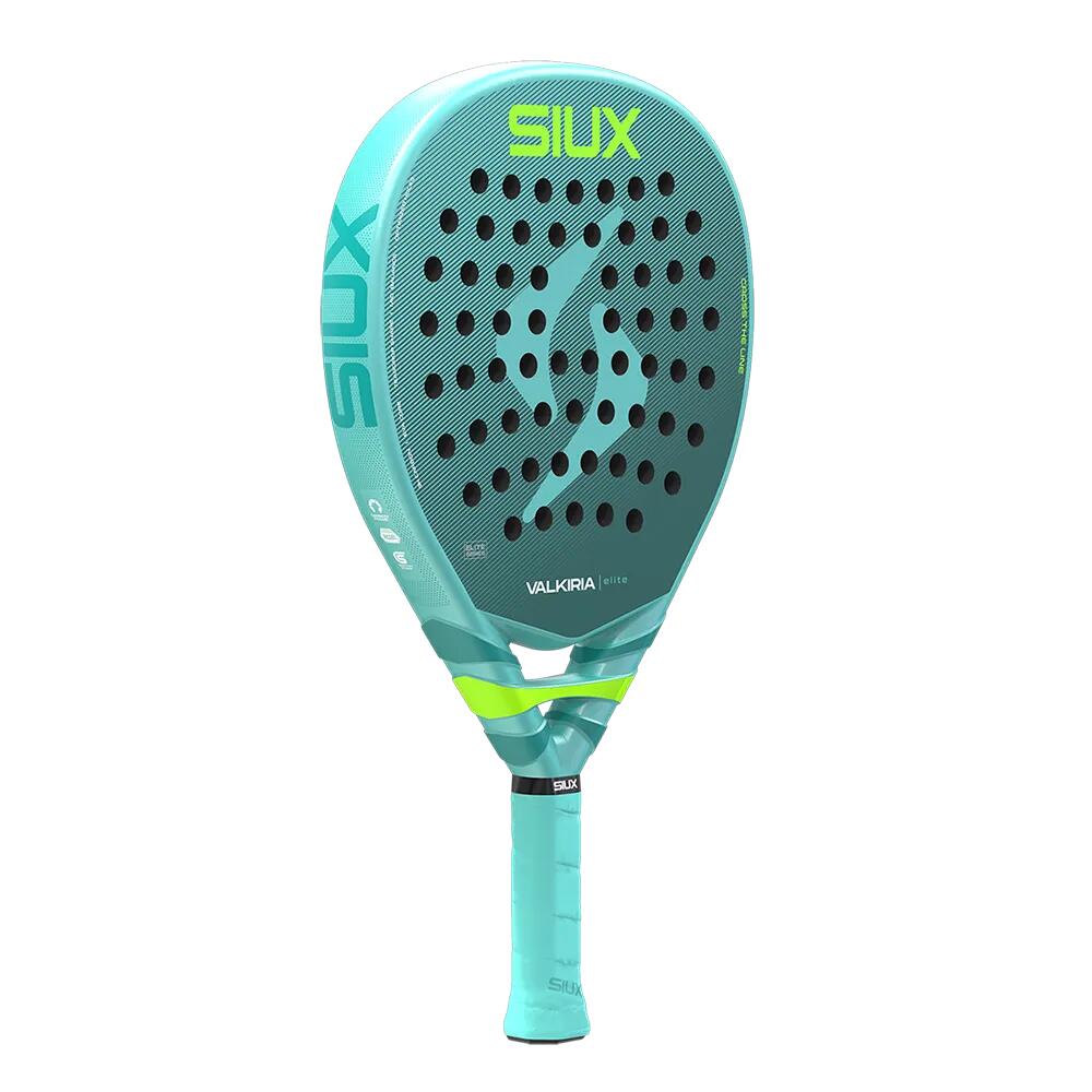 Siux - Raquete de Padel Valkiria Elite 2026 Verde Semi Profissional Forma Gota 4/6