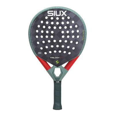Siux - Pala de Pádel Trilogy Pro 2026 Ash Green nivel profesional forma redonda