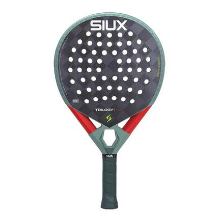 Siux - Pala de Pádel Trilogy Pro 2026 Ash Green nivel profesional forma redonda