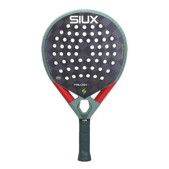 Siux - Pala de Pádel Trilogy Pro 2026 Ash Green nivel profesional forma redonda