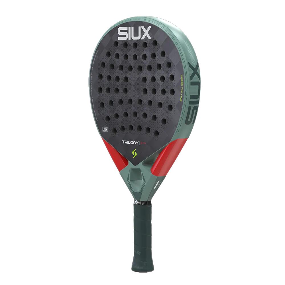 Siux - Raquete de Padel Trilogy Pro 2026 Verde Cinza nível profissional 2/7