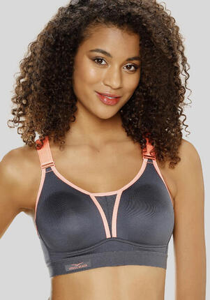 Damen Venice Beach Sport-BH ohne Bügel für Sportarten starker Belastbarkeit
