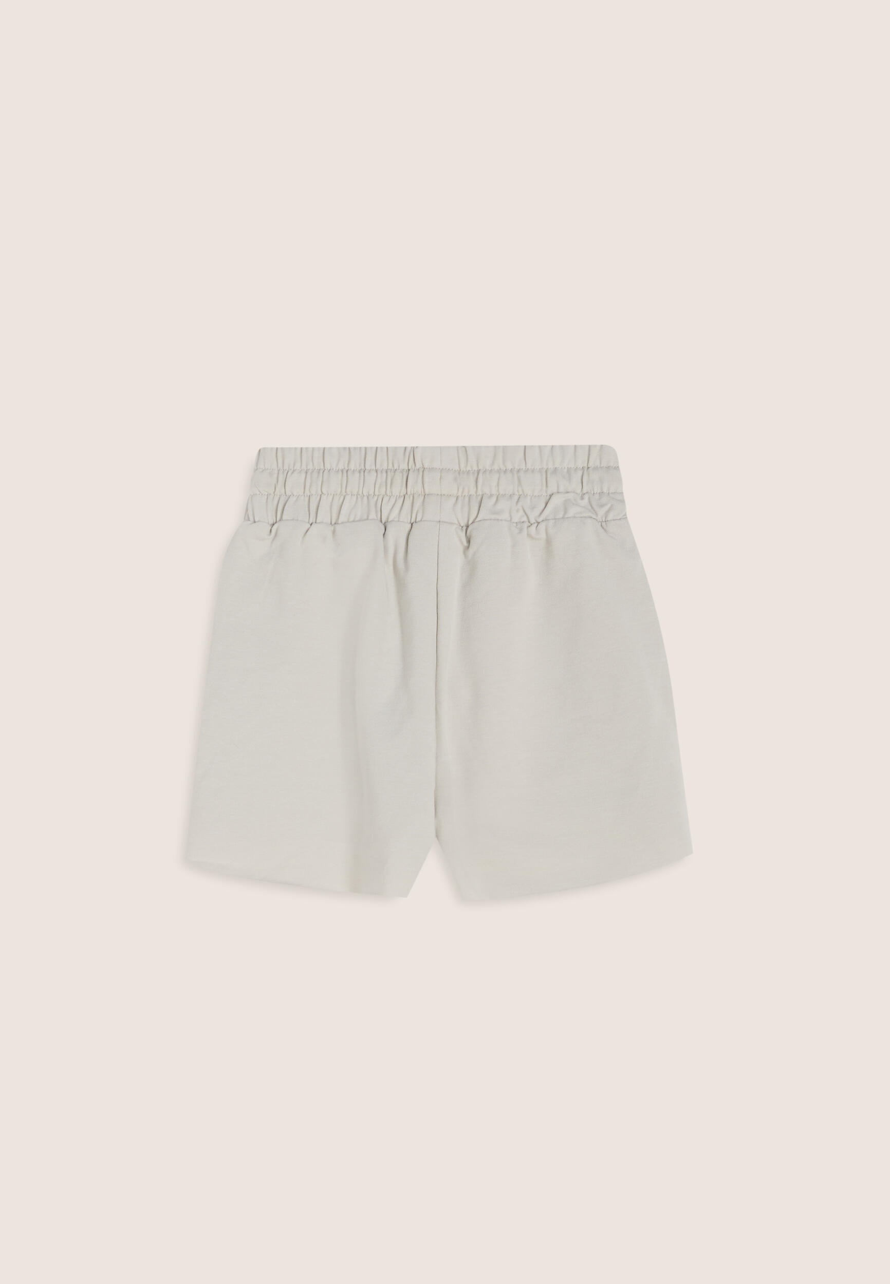 Short pour fille en coton extensible avec logo en paillettes 2/3