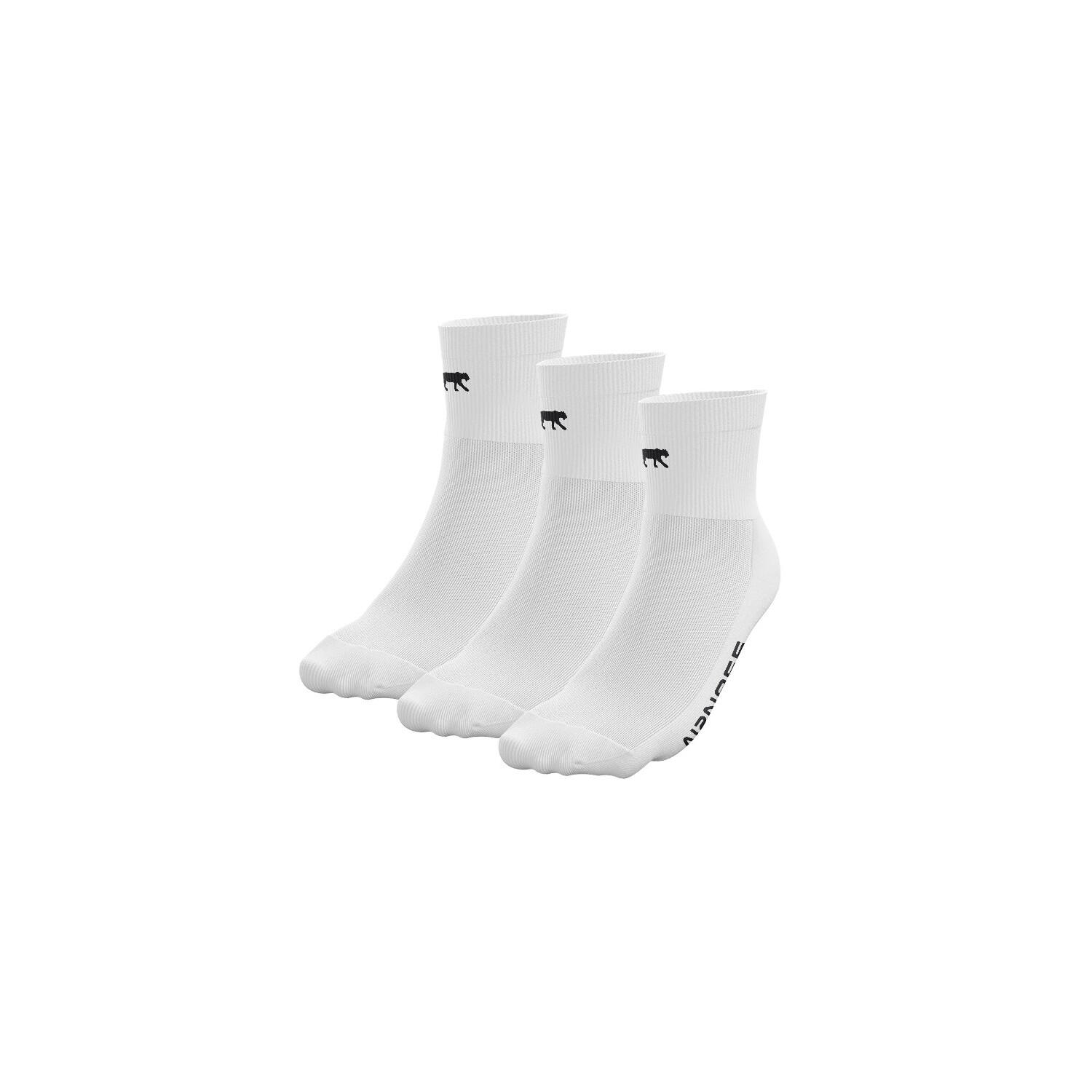Airness - Airness Lot De 3 Paires De Chaussettes Quarter Homme Sport - Chaussettes - Multicolore - 43/46 - Decathlon