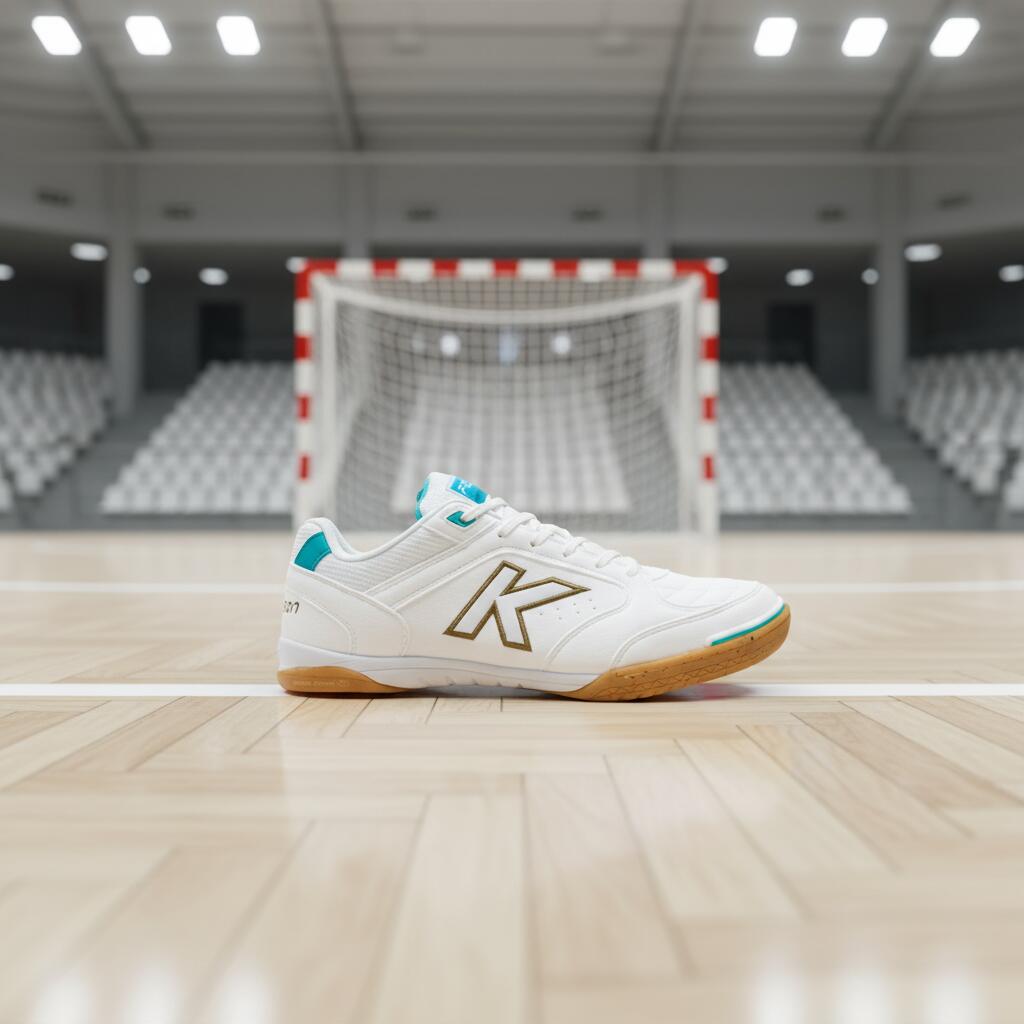 Kelme Zapatillas De Fútbol Sala Precision Blanco Dorado Aqua Unisex 5/7