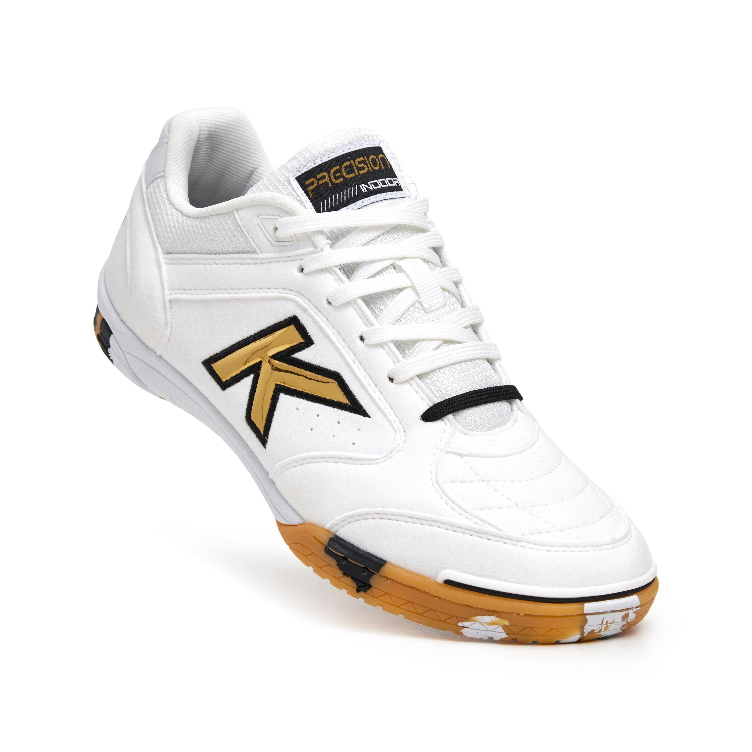 Kelme Zapatillas De Fútbol Sala Special Player Precision Blanco Dorado Negro Uni 3/7