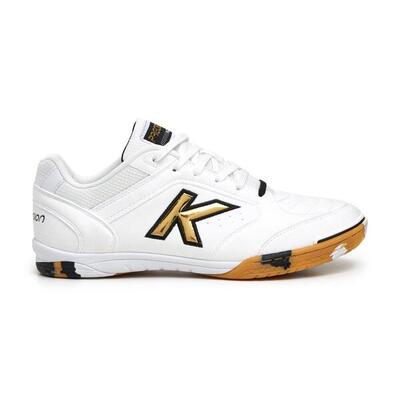 Kelme España Zapatillas De Fútbol Sala Special Player Precision Blanco Dorado Ne