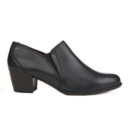 Chaussures Tamaris en cuir véritable bleu marine bleu