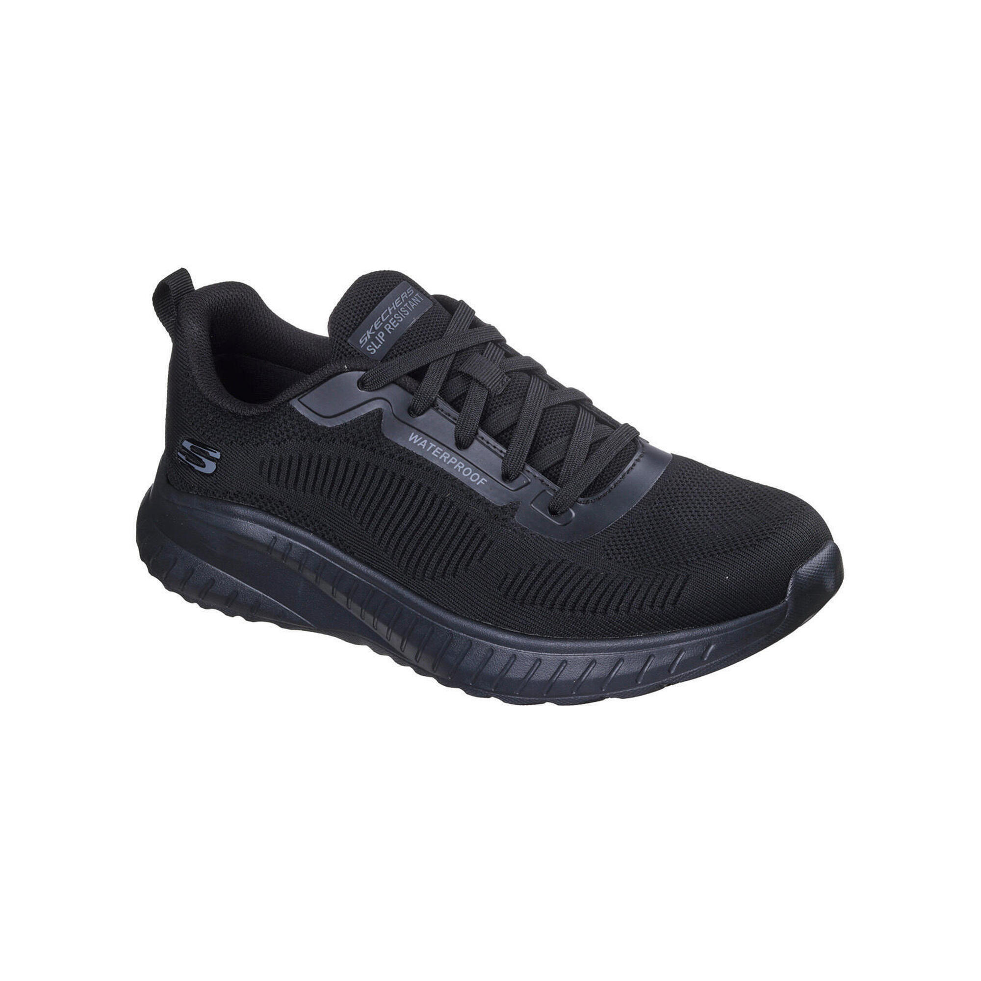 Skechers - Skechers Chaussures De Travail 200308ec-blk Skechers Squad - Chaussures D'Alpinisme - Noir - Decathlon