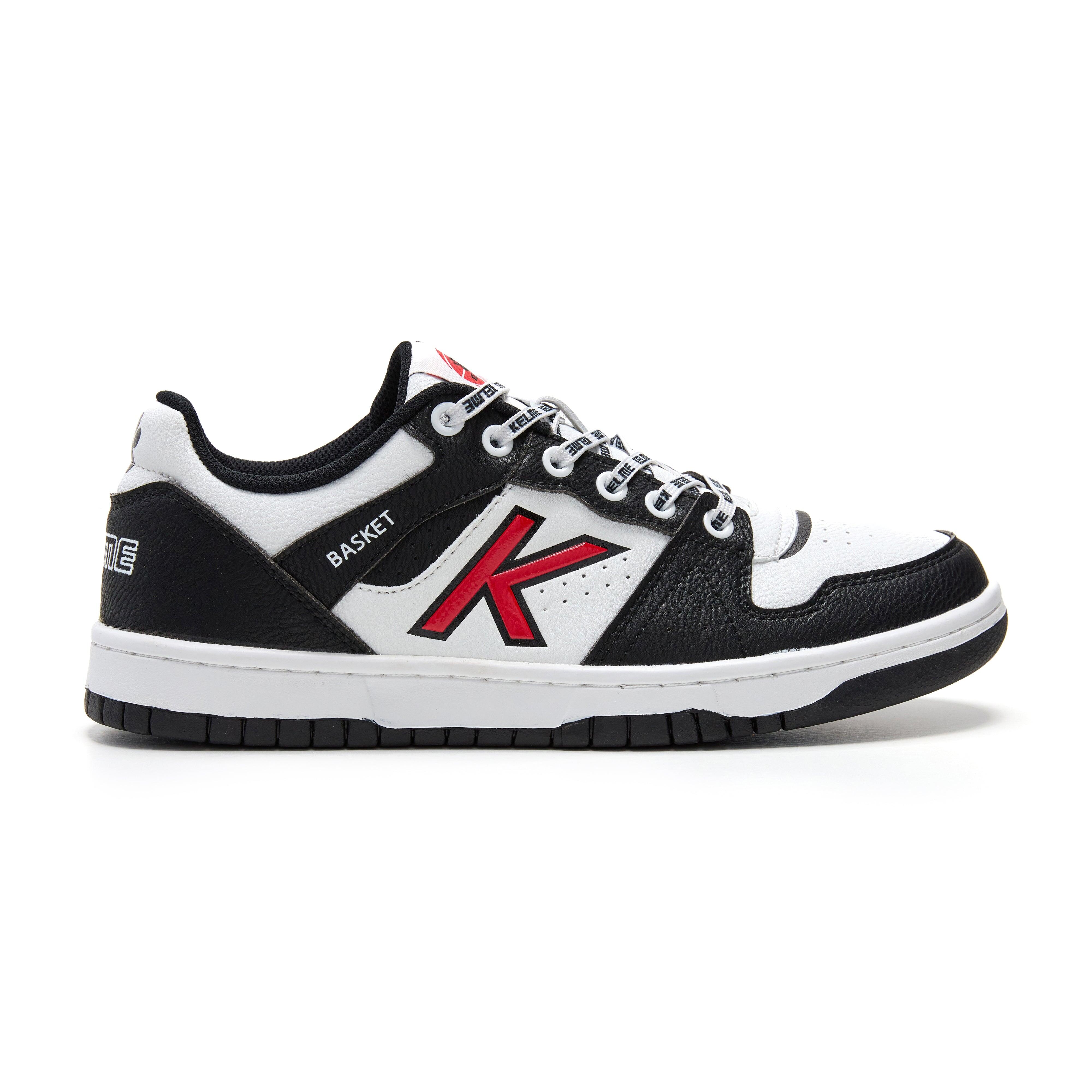 Kelme españa zapatillas casual retrobasket 2.0 negro unisex