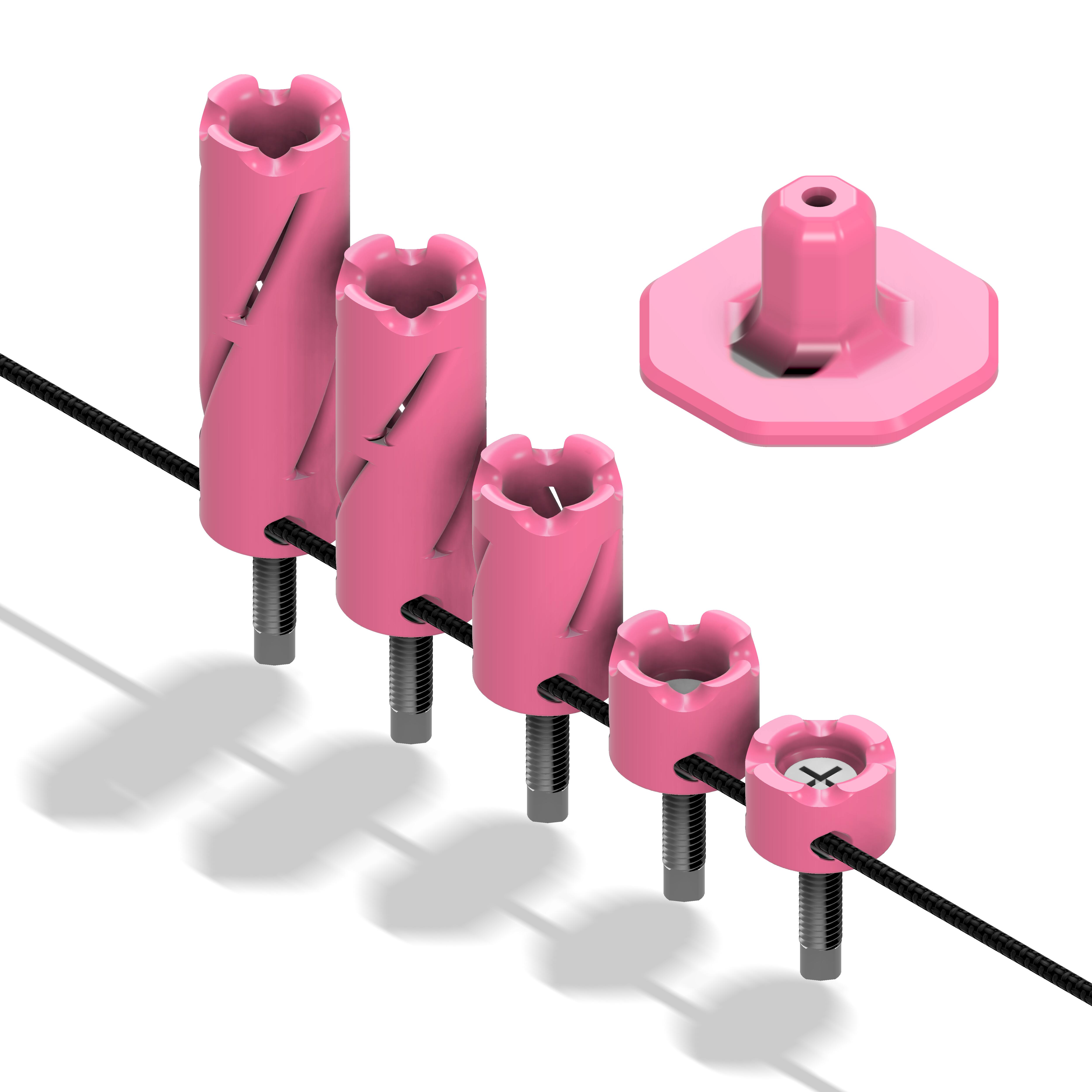 Suppa - Pack Tee Golf : Vanotee + Vanotee De Tapis - Tee - Rose - No Size - Decathlon