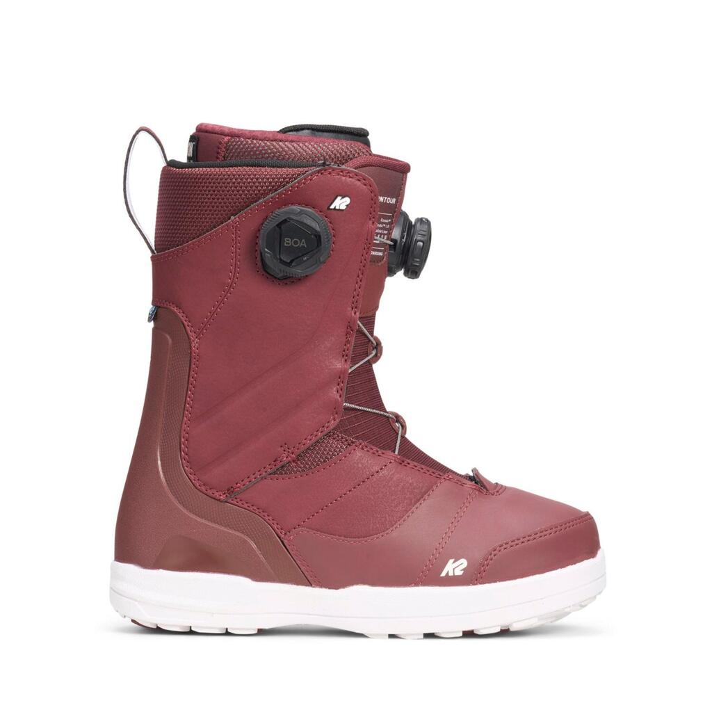 K2 Contour Maroon Women's Snowboard Boots