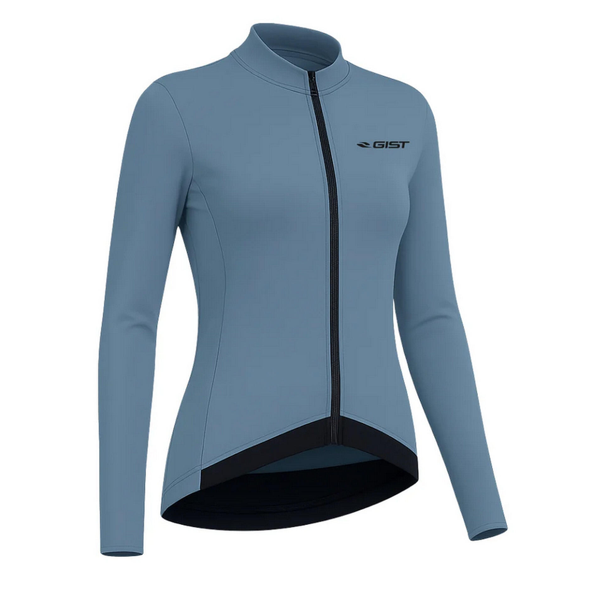 Gist - Maillot De Cyclisme Kin, Bleu Glacier - Maillot Manches Longues - Bleu - Decathlon