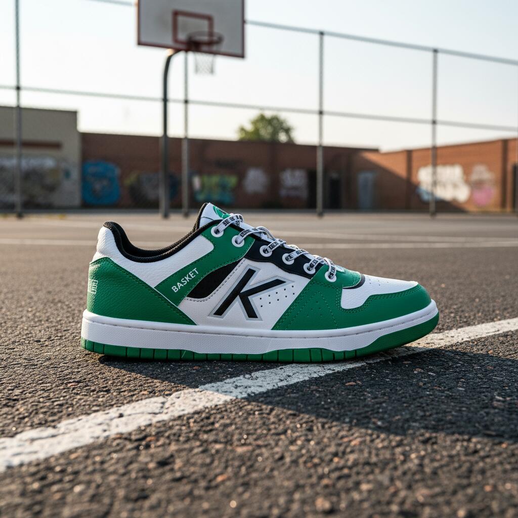 Kelme Zapatillas Casual Retrobasket 2.0 Verde Unisex 3/7