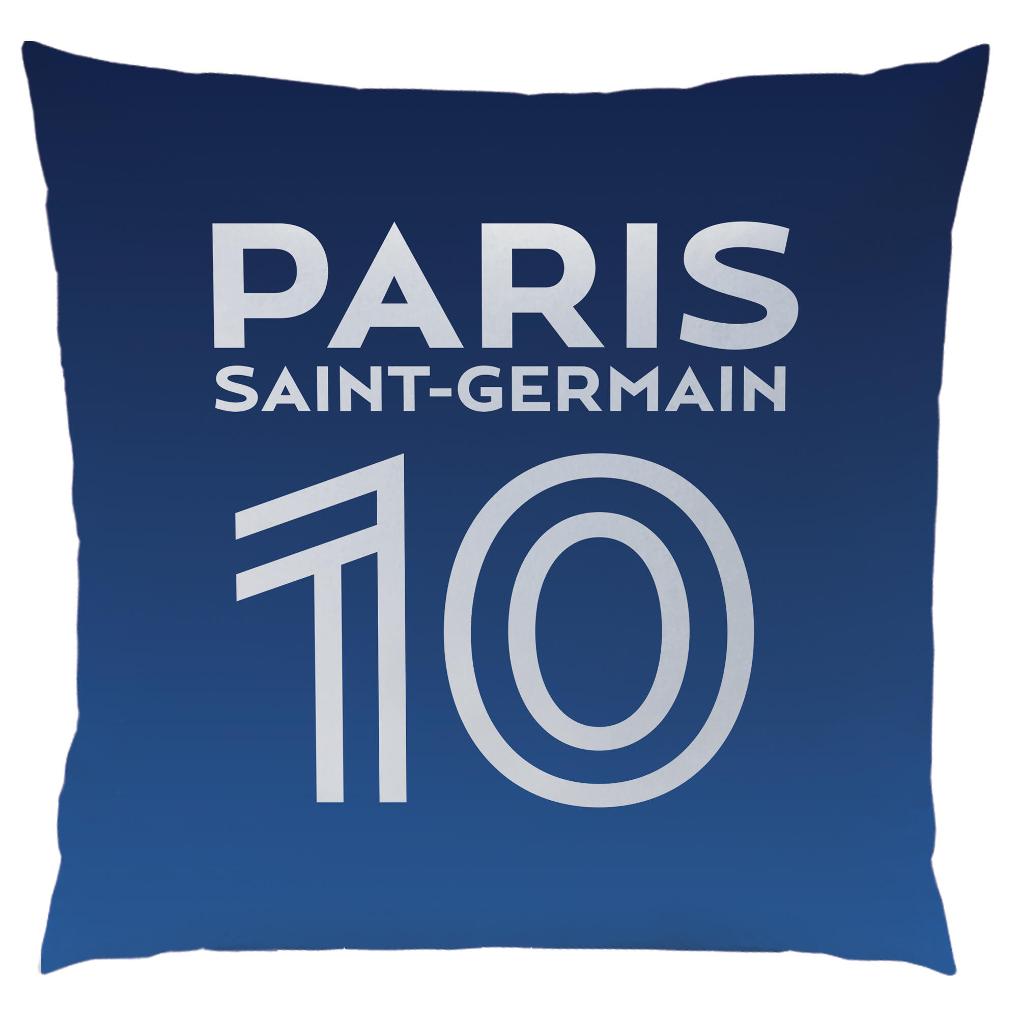 Coussin carré 40x40cm imprimé foot Paris Saint Germain - Rayures 2/3