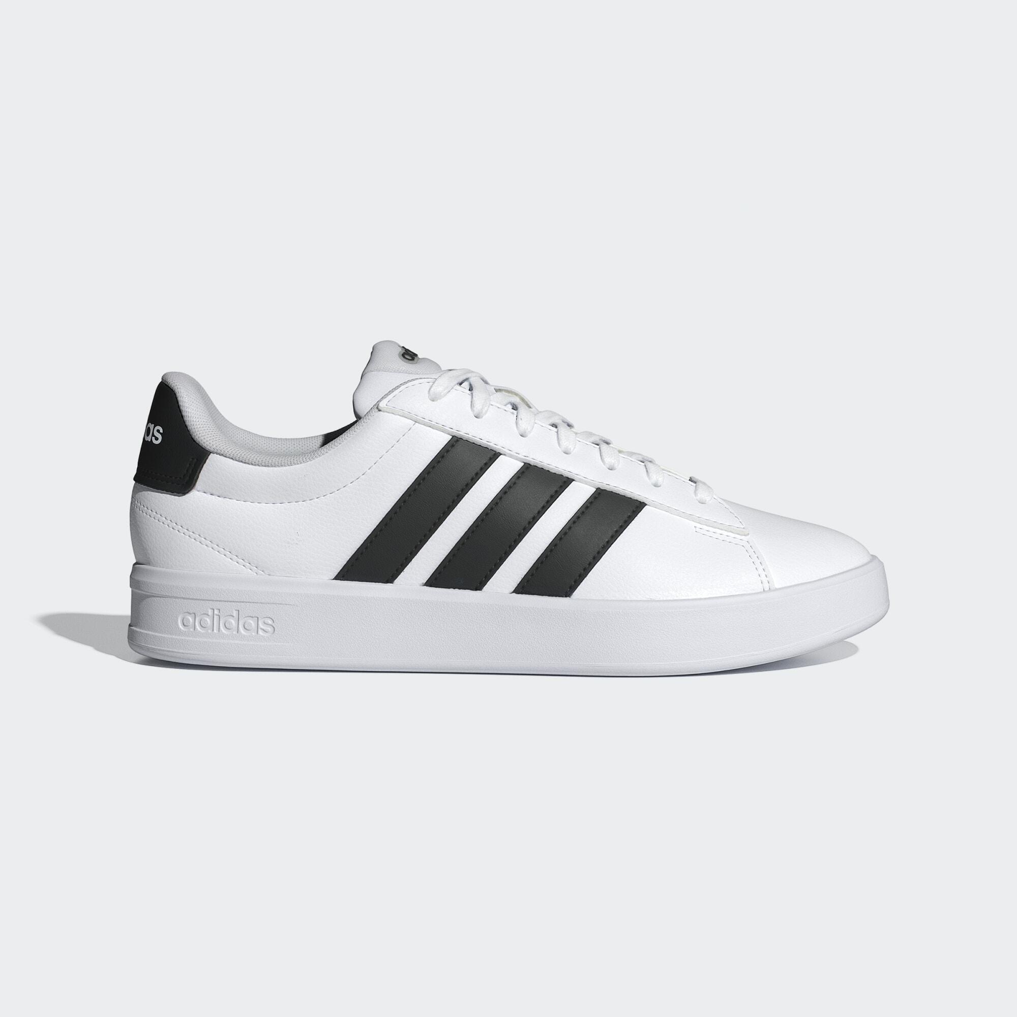 Adidas - Chaussure Grand Court 3.0 - Chaussures De Sport - Blanc|noir - Decathlon