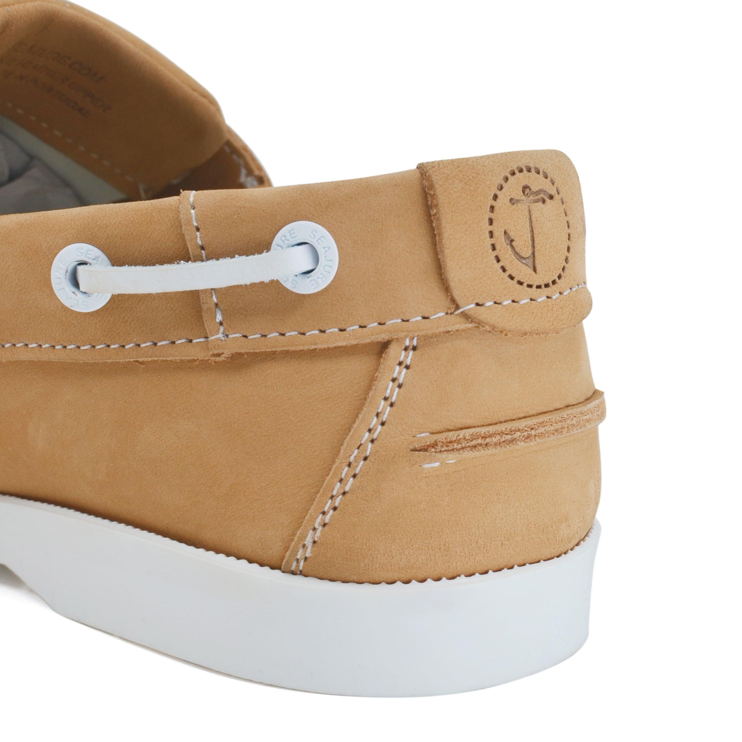 Donna Pelle nabuk Scarpe da Barca Noordhoek Giallo chiaro 5/7