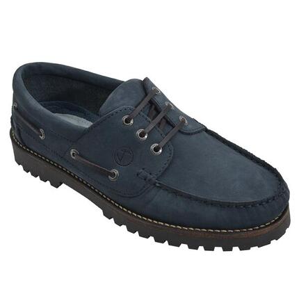 Herren Nubukleder Bootsschuhe Kuta Blau