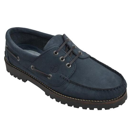 Herren Nubukleder Bootsschuhe Kuta Blau