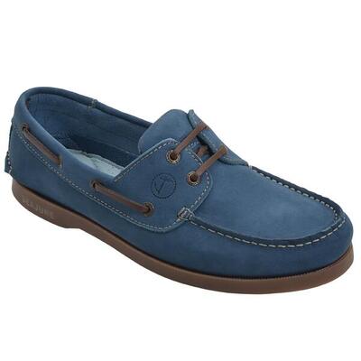 Heren nubuck leren bootschoenen solitude blauw