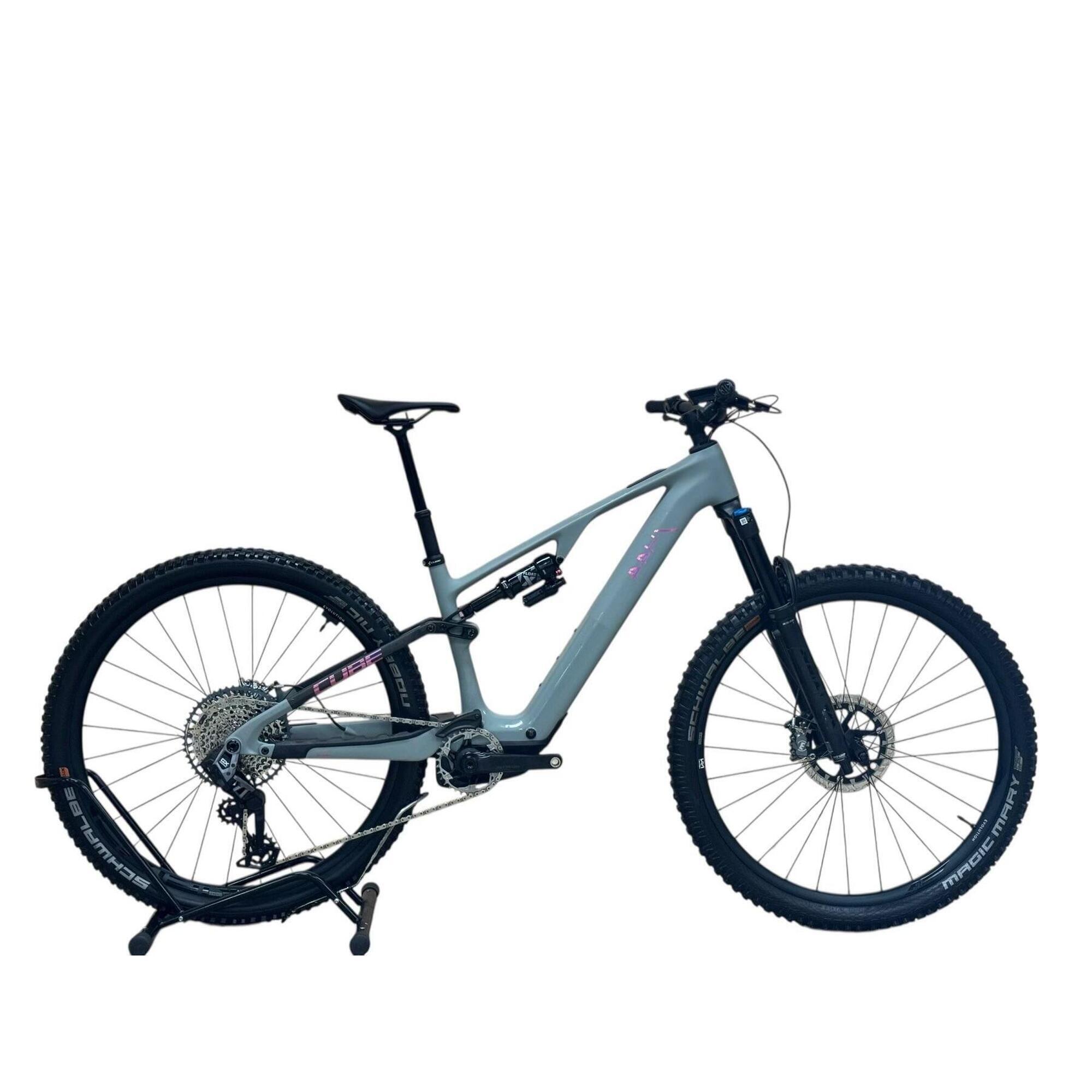 Cube - Reconditionné - Vtt Électrique Cube Ams Hybrid One44 C:68x Tm 400x - Comme Neuf - Vélo Tout Terrain - Gris|noir - Moyen - Decathlon