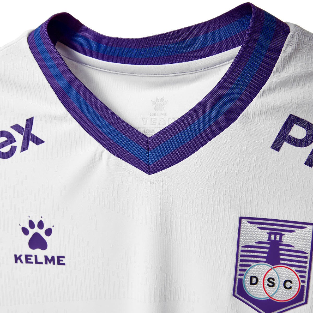 Kelme Camiseta Defensor Sporting 2ª Equipación 25-26 Blanco Unisex 3/5