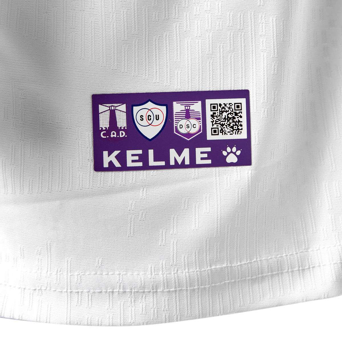 Kelme Camiseta Defensor Sporting 2ª Equipación 25-26 Blanco Unisex 5/5