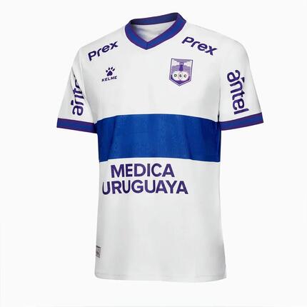 Kelme Camiseta Defensor Sporting 2ª Equipación 25-26 Blanco Unisex