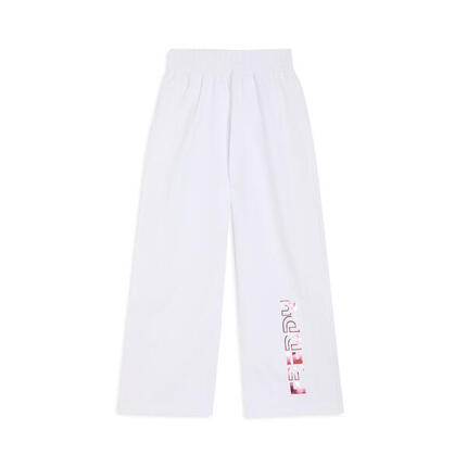 Pantalon pour fille en coton extensible à jambes larges