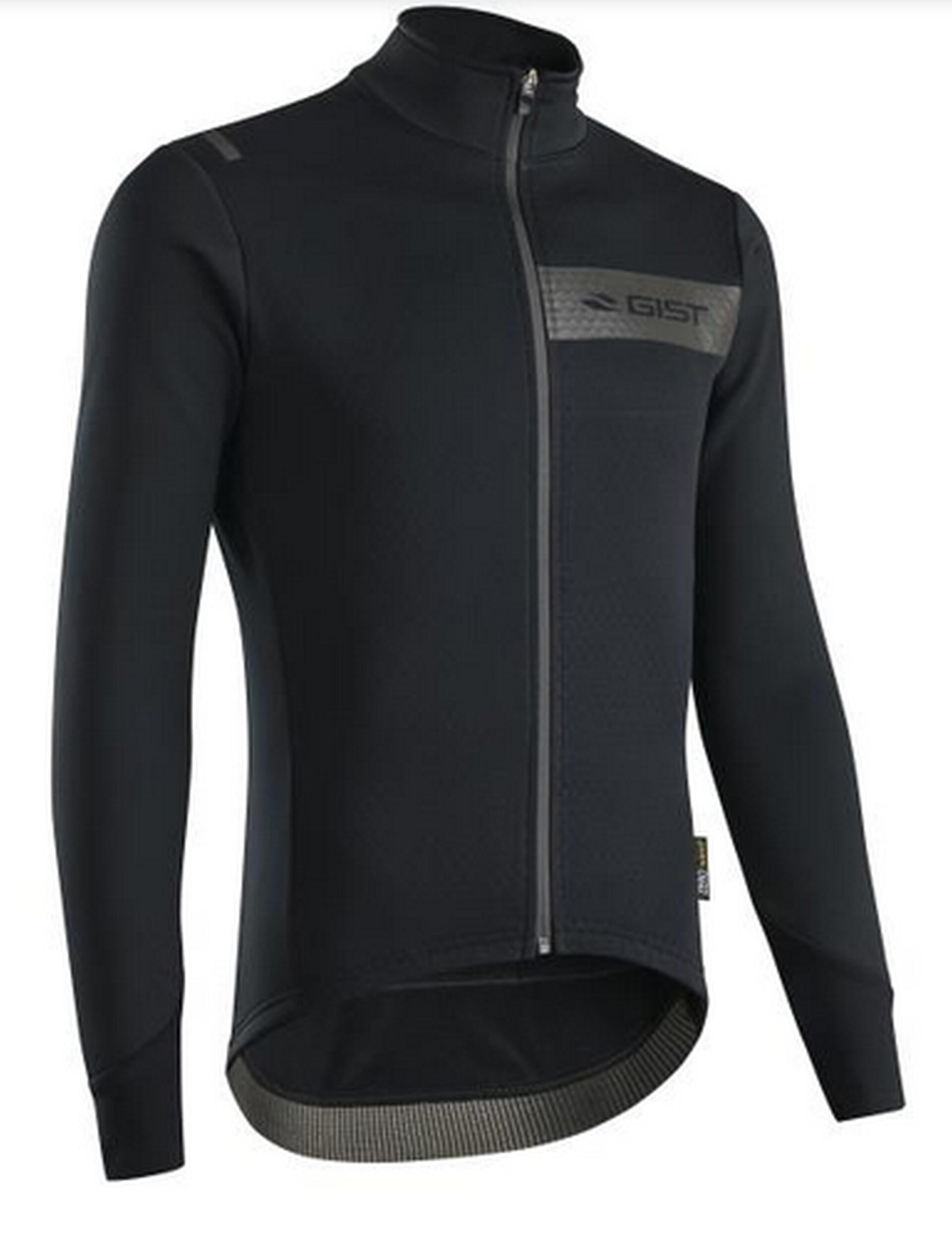 Maillot cycliste d'hiver SUPREMO +5°, noir 1/2