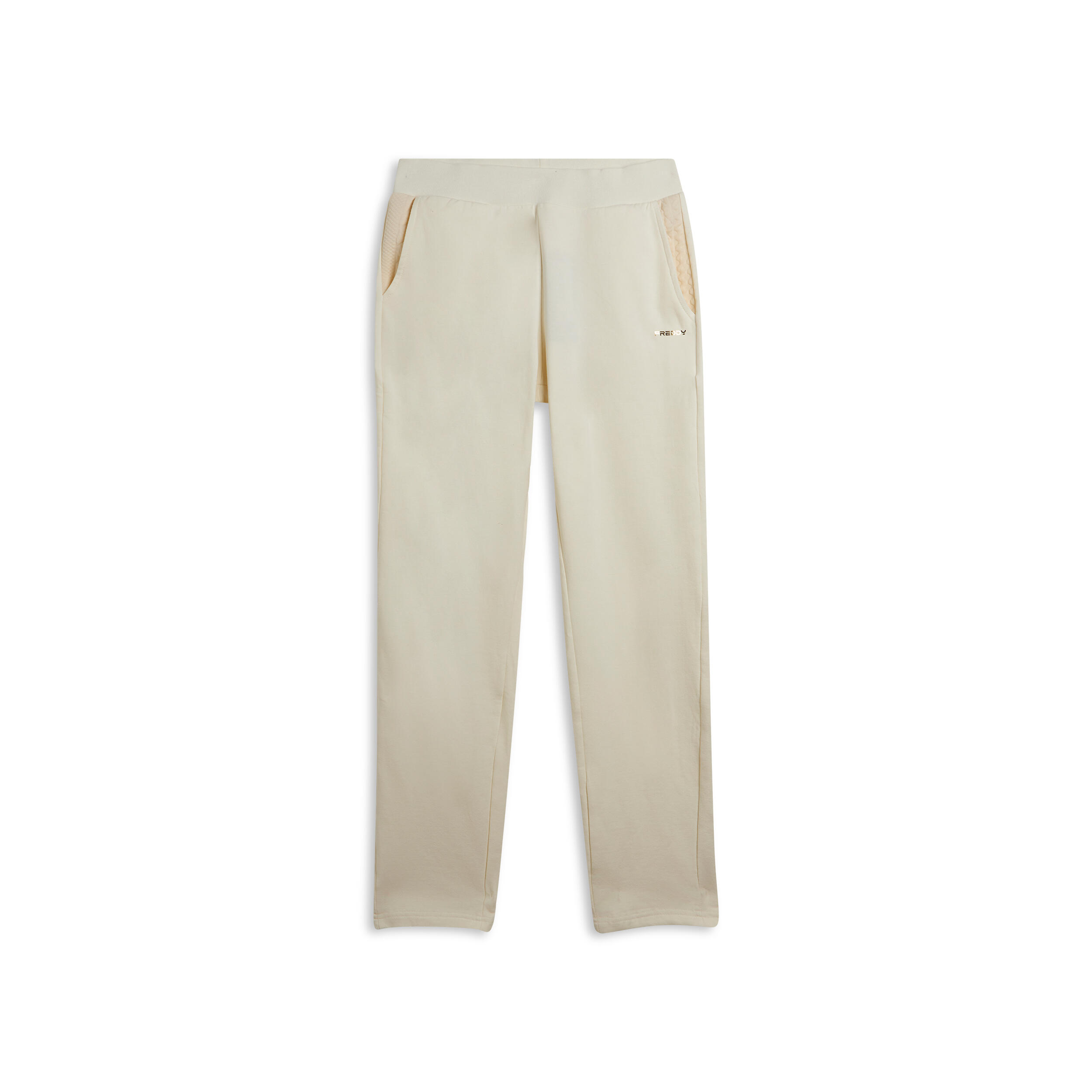 Freddy - Pantalon À Coupe Classique En Molleton Brossé Avec Des Détails En Tresses - Pantalons - Blanc - Decathlon