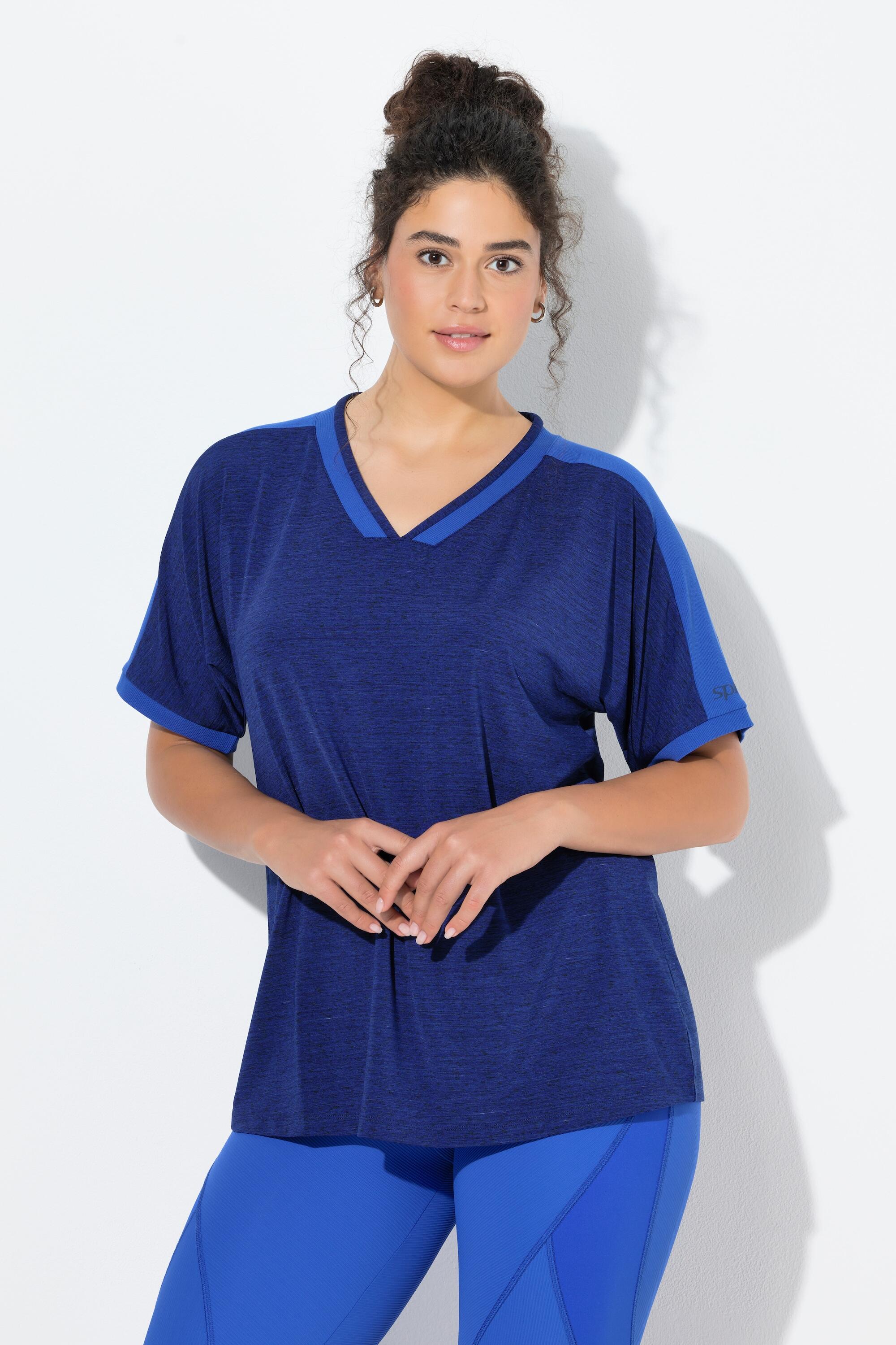 Femme T-shirt technique antibactérien col en V et manches courtes 1/6