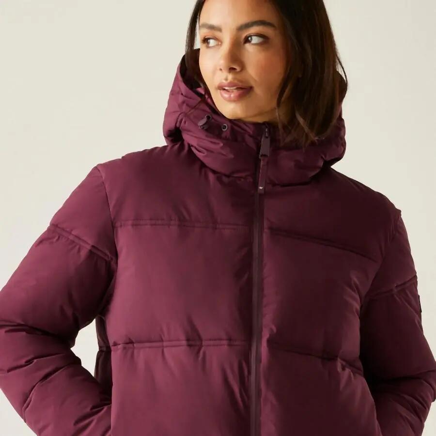 Roxienne waterafstotende isolerende donsjas met capuchon voor dames 7/7