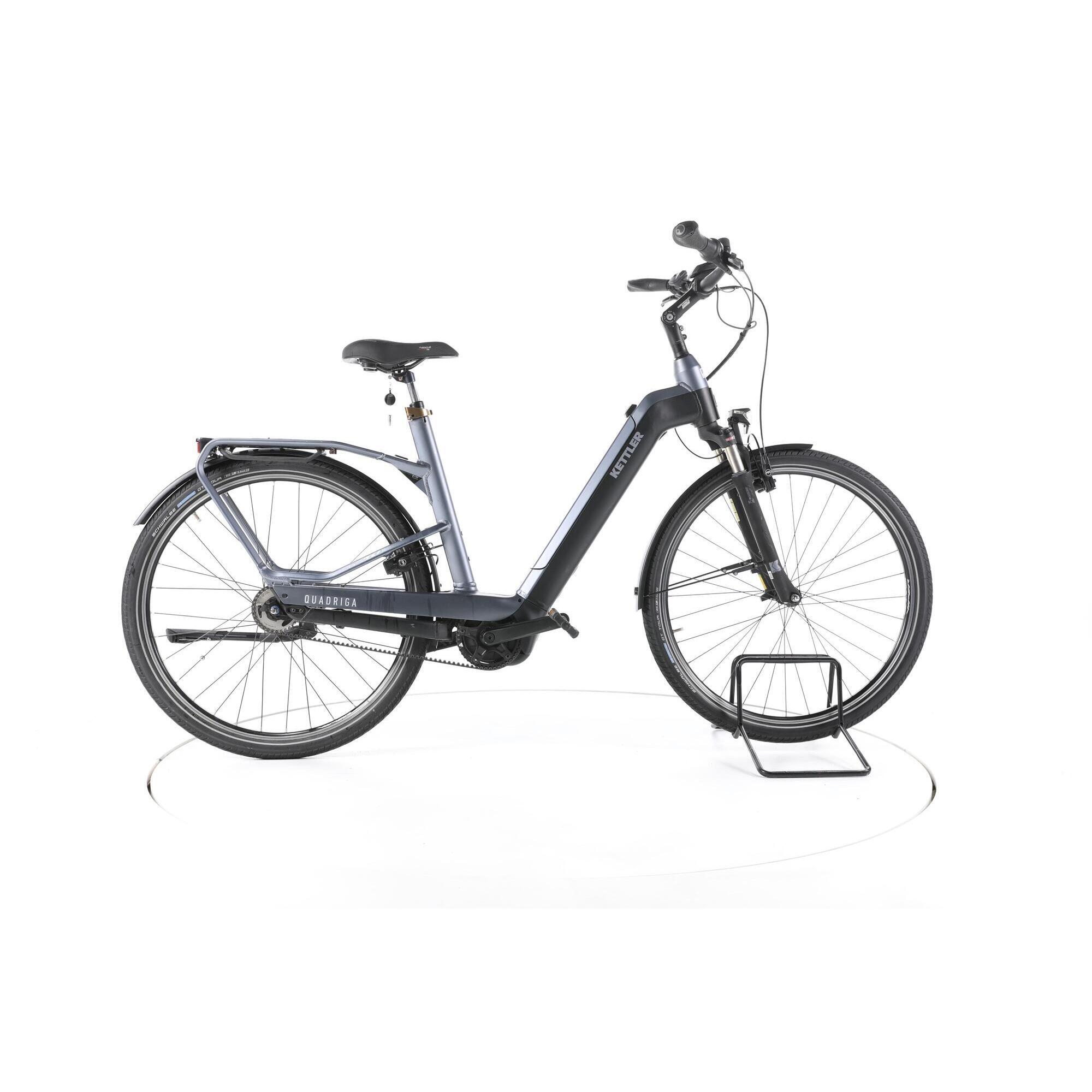 Kettler - Reconditionné - Kettler Quadriga P5 Belt Rt City Vélo Entrée Basse - Bon - Vélo Ville - Gris - 55 - Decathlon