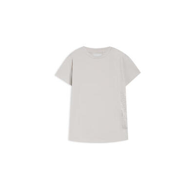 T-shirt Bambina Regular Fit con Logo FREDDY in Strass